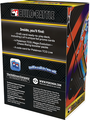 [PREVENTA 22/05/26] MEGA EVOLUTION - CHAOS RISING - BUILD & BATTLE BOX - INGLES
