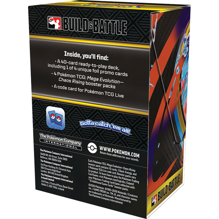 [PREVENTA 22/05/26] MEGA EVOLUTION - CHAOS RISING - BUILD & BATTLE BOX - INGLES 2