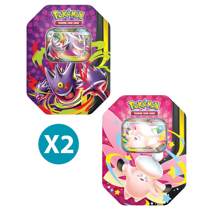 [PREVENTA 05/06/2026] PACK X 2 MEGA MOONLIT TIN - INGLES 1