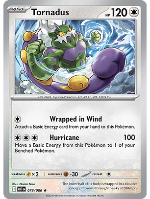 Tornadus #78/86 White Flare
