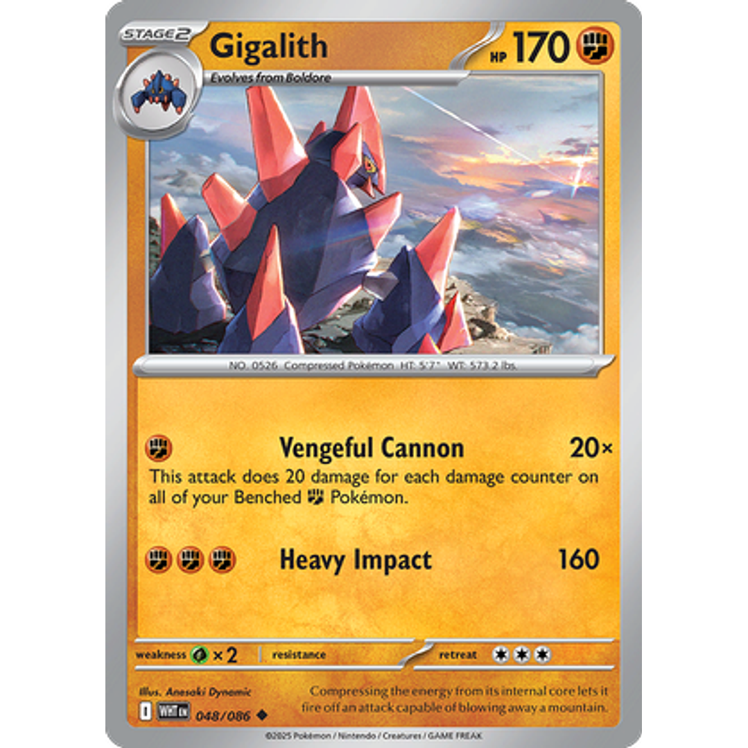 Gigalith #48/86 White Flare 1