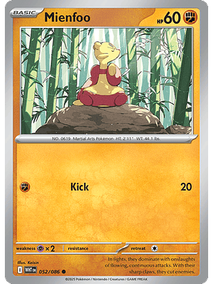 Mienfoo #52/86 White Flare