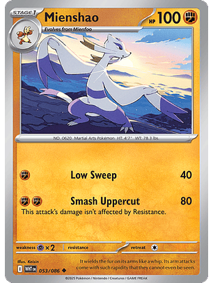 Mienshao #53/86 White Flare