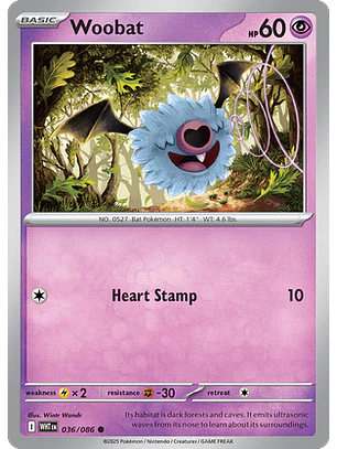 Woobat #36/86 White Flare