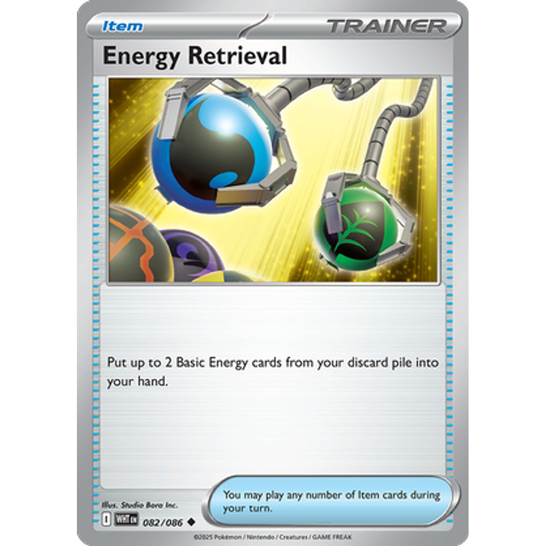Energy Retrieval #82/86 White Flare 1