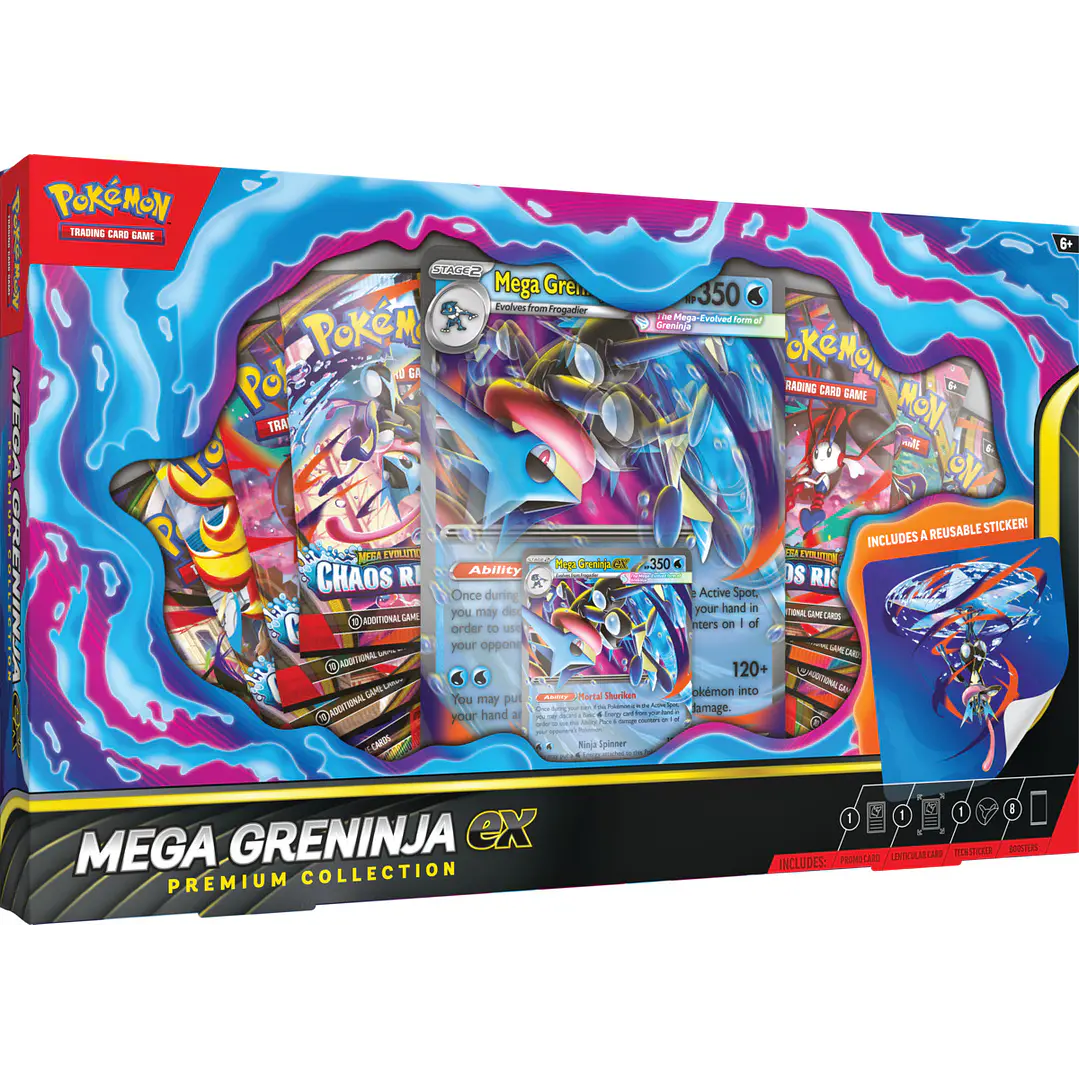 [PREVENTA 03/07/2026] MEGA GRENINJA EX PREMIUM COLLECTION - INGLES 1
