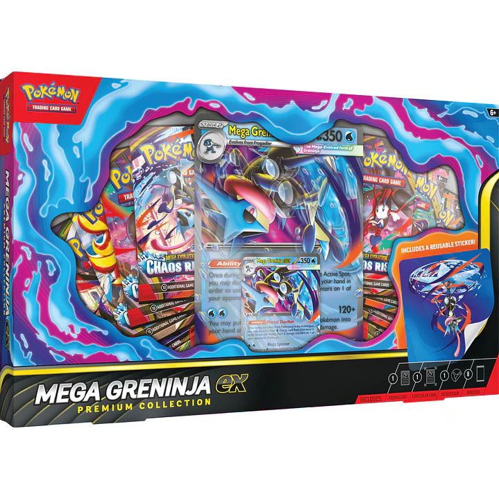 [PREVENTA 03/07/2026] MEGA GRENINJA EX PREMIUM COLLECTION - INGLES 1