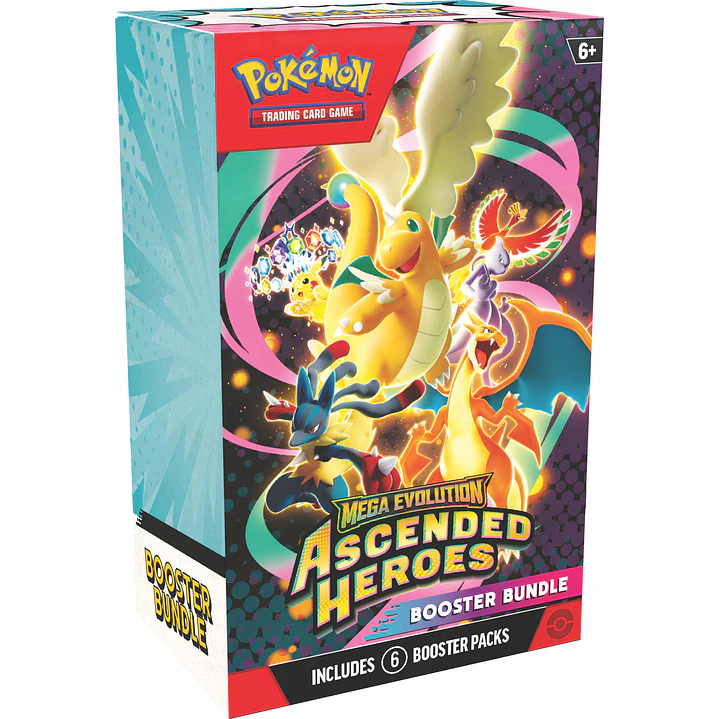 POKEMON TCG MEGA EVOLUTION - ASCENDED HEROES BOOSTER BUNDLE - ESPAÑOL 1