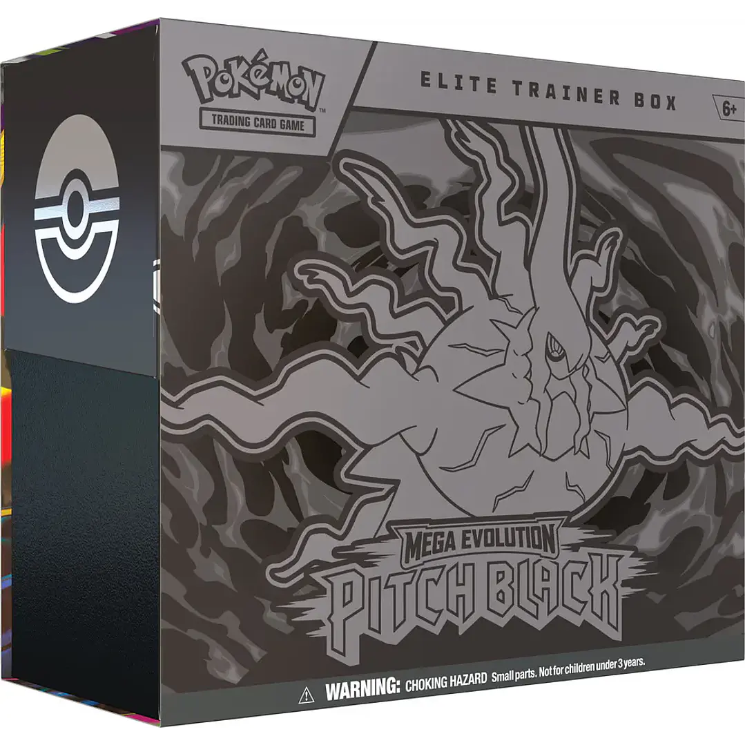[Preventa 17/07/2026] Pokémon TCG Mega Evolution - Pitch Black - Elite Trainer Box - Ingles - ETB 1