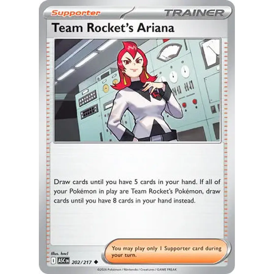 Team Rocket's Ariana - 202/217 Ascended Heroes 1
