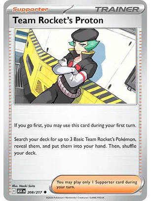Team Rocket's Proton - 208/217 Ascended Heroes