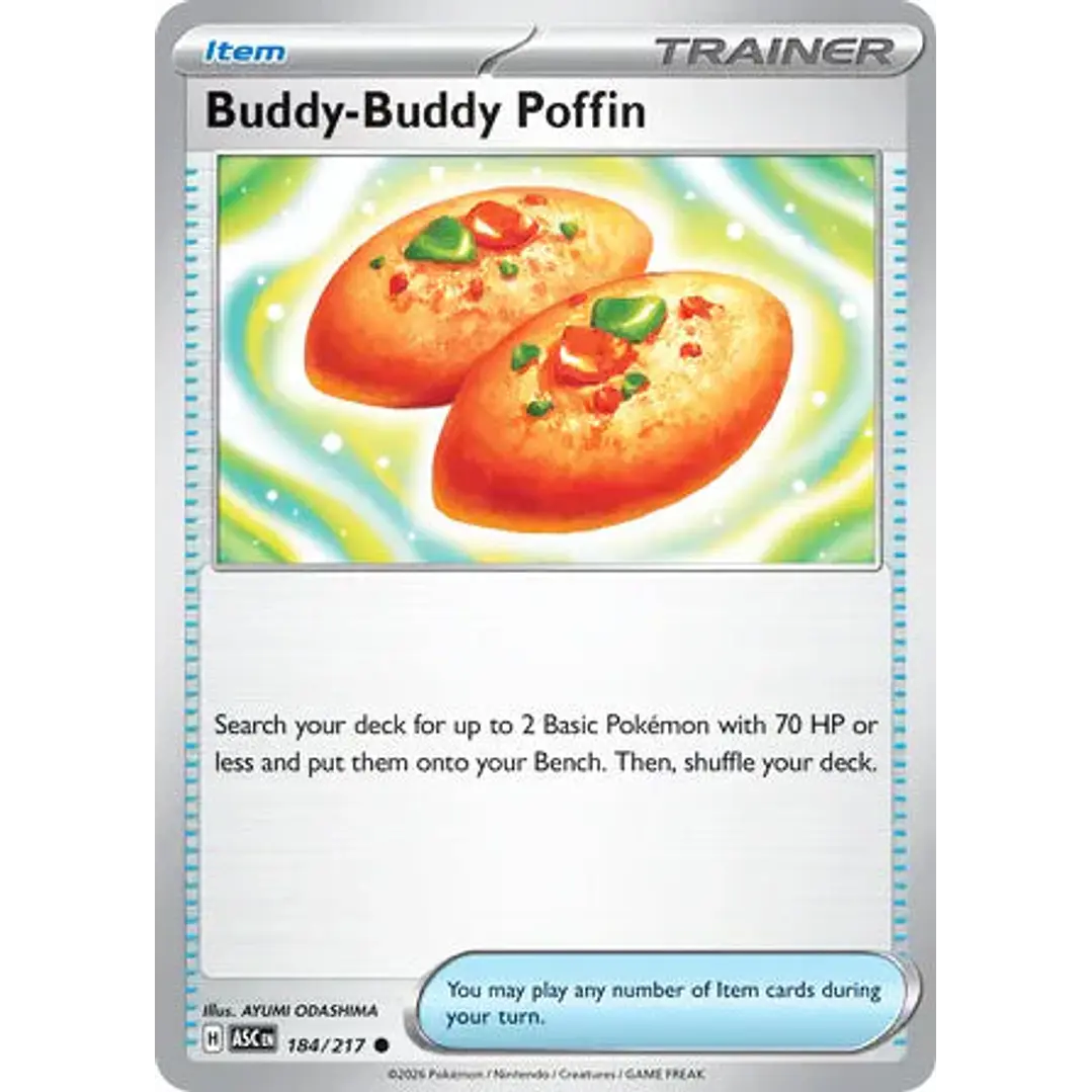 Buddy-Buddy Poffin - 184/217 Ascended Heroes 1