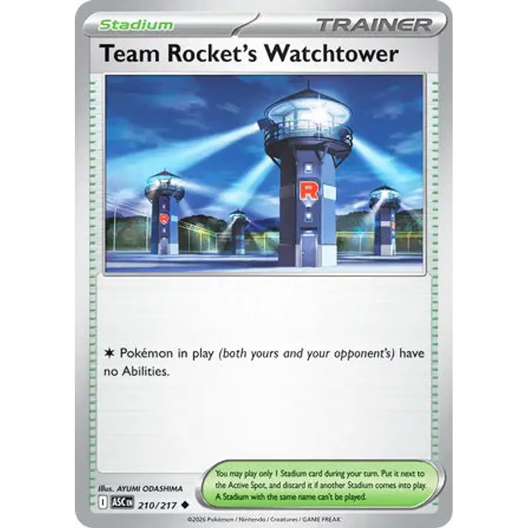Team Rocket's Watchtower - 210/217 Ascended Heroes 1