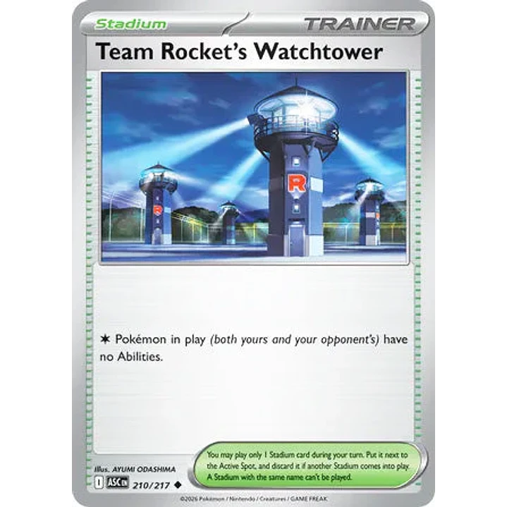 Team Rocket's Watchtower - 210/217 Ascended Heroes 1