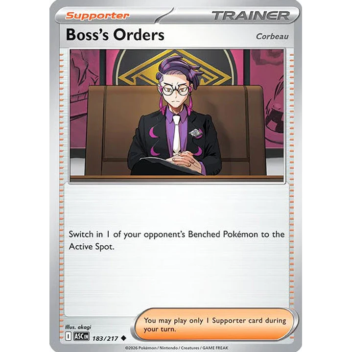 Boss's Orders [Corbeau] - 183/217 Ascended Heroes 1