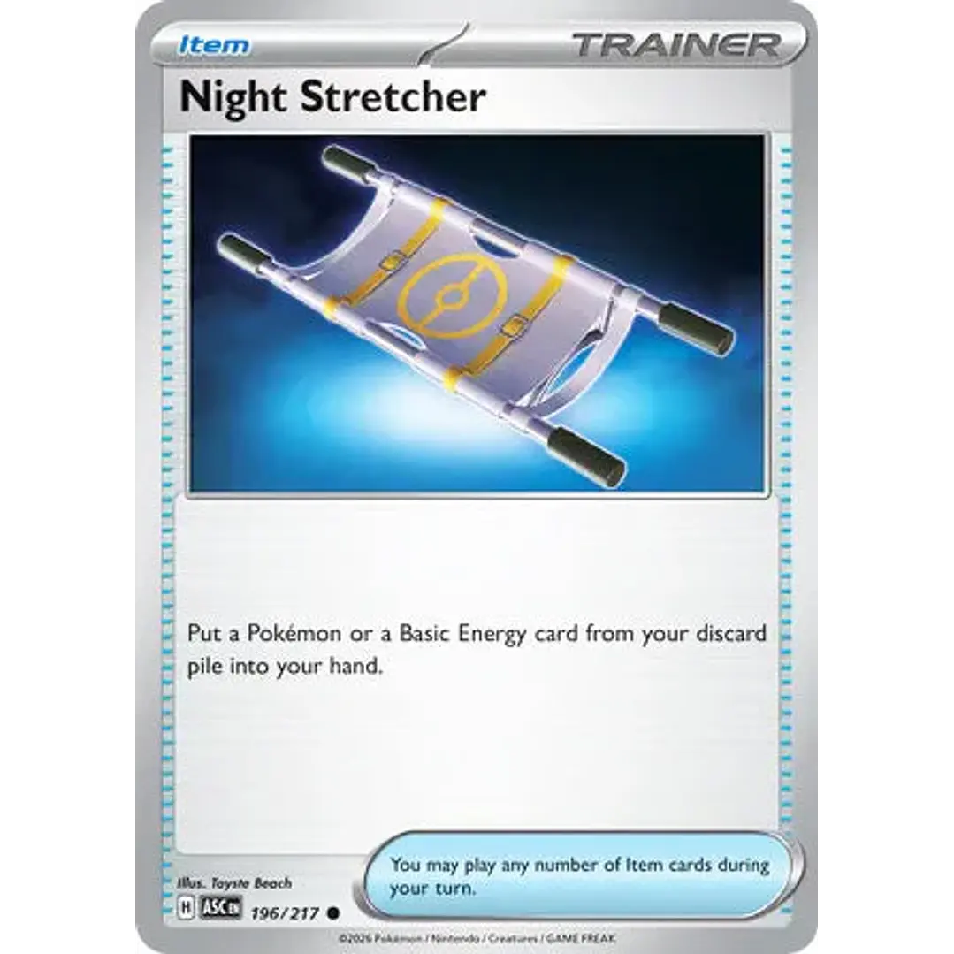 Night Stretcher - 196/217 Ascended Heroes 1
