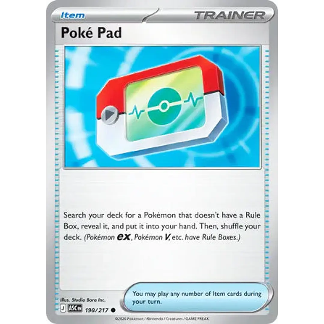 Poke Pad - 198/217 Ascended Heroes 1