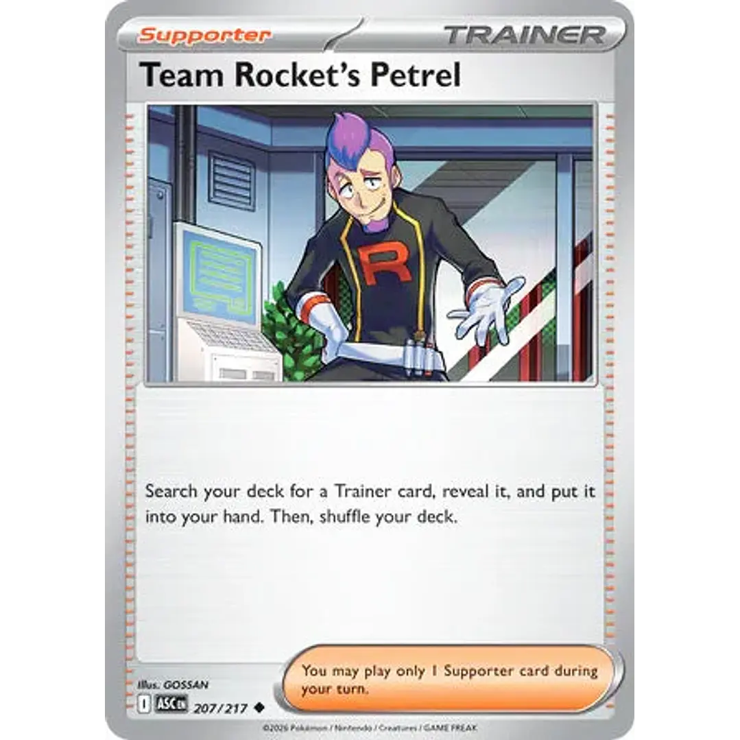Team Rocket's Petrel - 207/217 Ascended Heroes 1