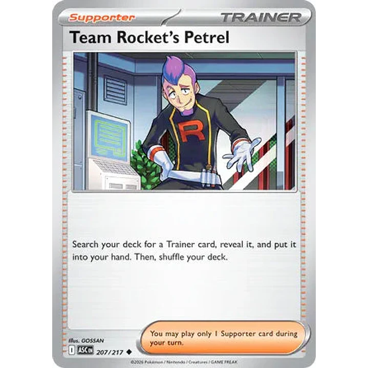 Team Rocket's Petrel - 207/217 Ascended Heroes 1