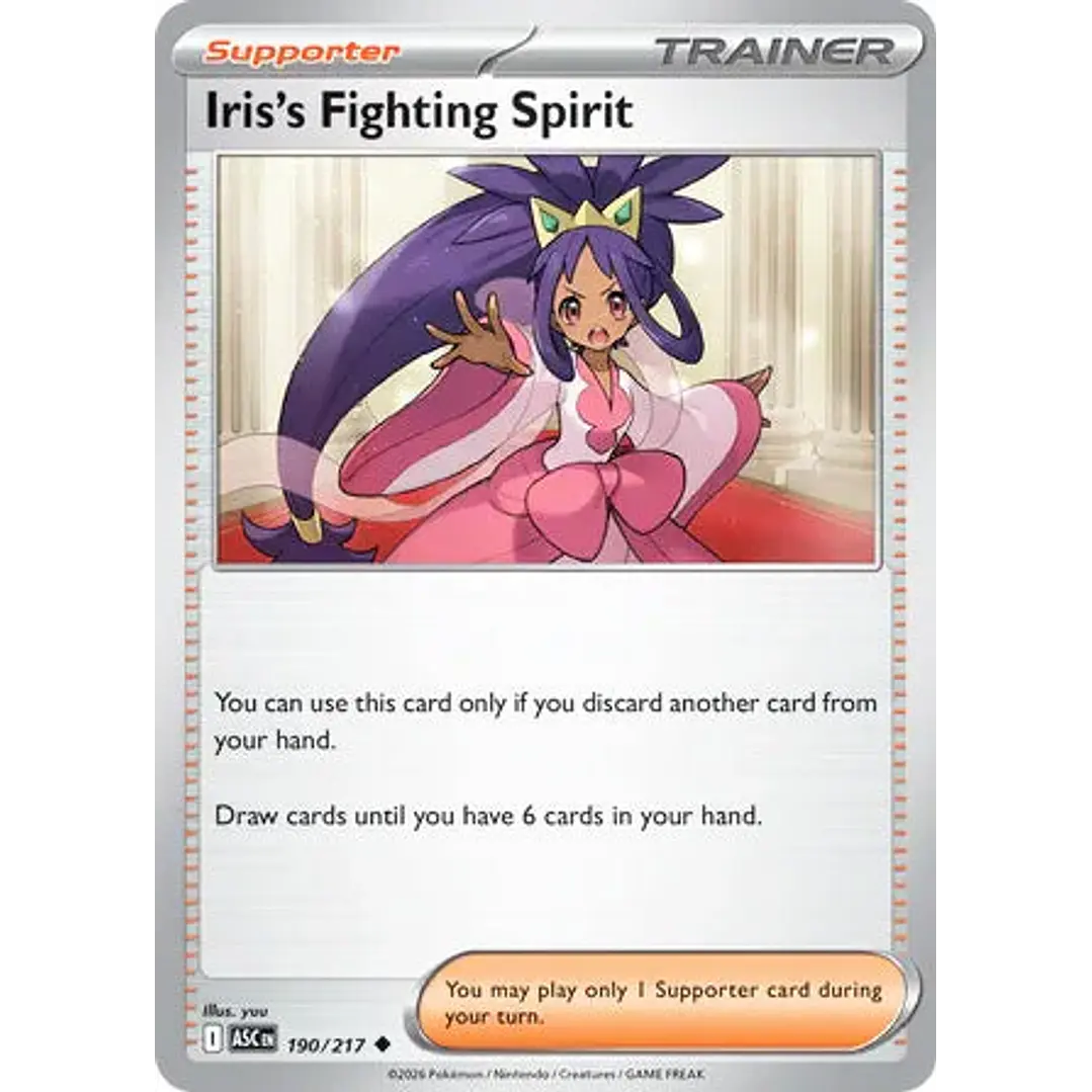 Iris's Fighting Spirit - 190/217 Ascended Heroes 1