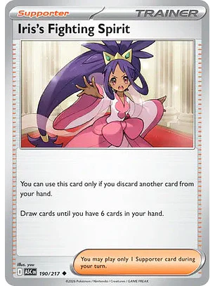 Iris's Fighting Spirit - 190/217 Ascended Heroes