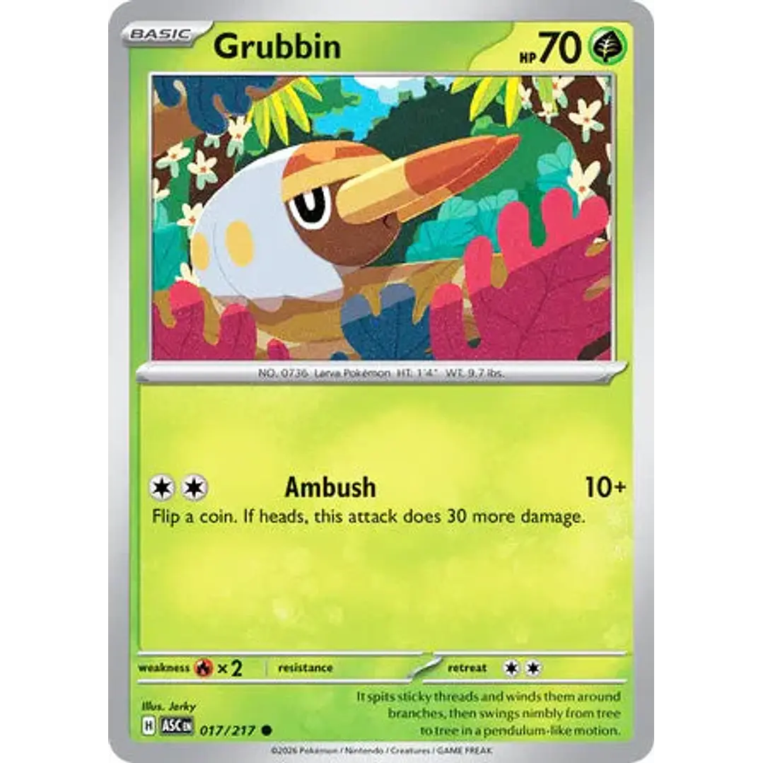 Grubbin - 017/217 Ascended Heroes 1