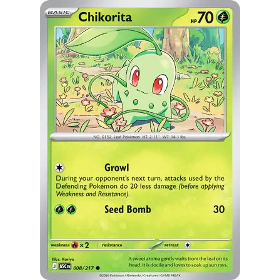 Chikorita - 008/217 Ascended Heroes 1