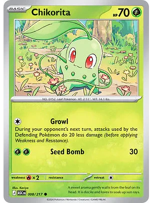 Chikorita - 008/217 Ascended Heroes