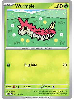 Wurmple - 011/217 Ascended Heroes