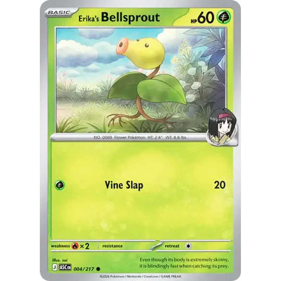 Erika's Bellsprout - 004/217 Ascended Heroes 1