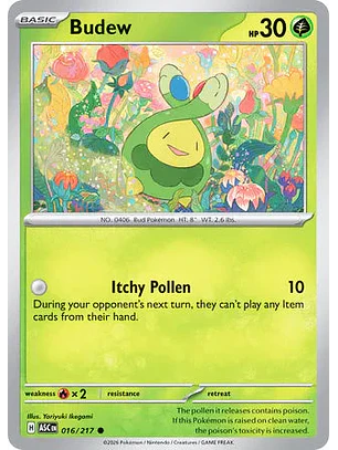 Budew - 016/217 Ascended Heroes
