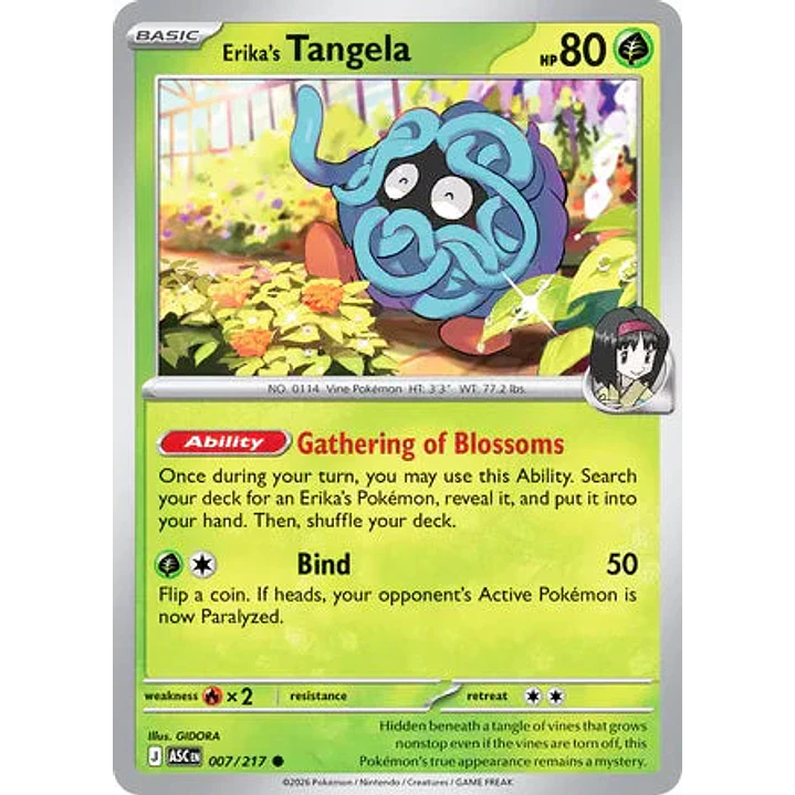 Erika's Tangela - 007/217 Ascended Heroes 1
