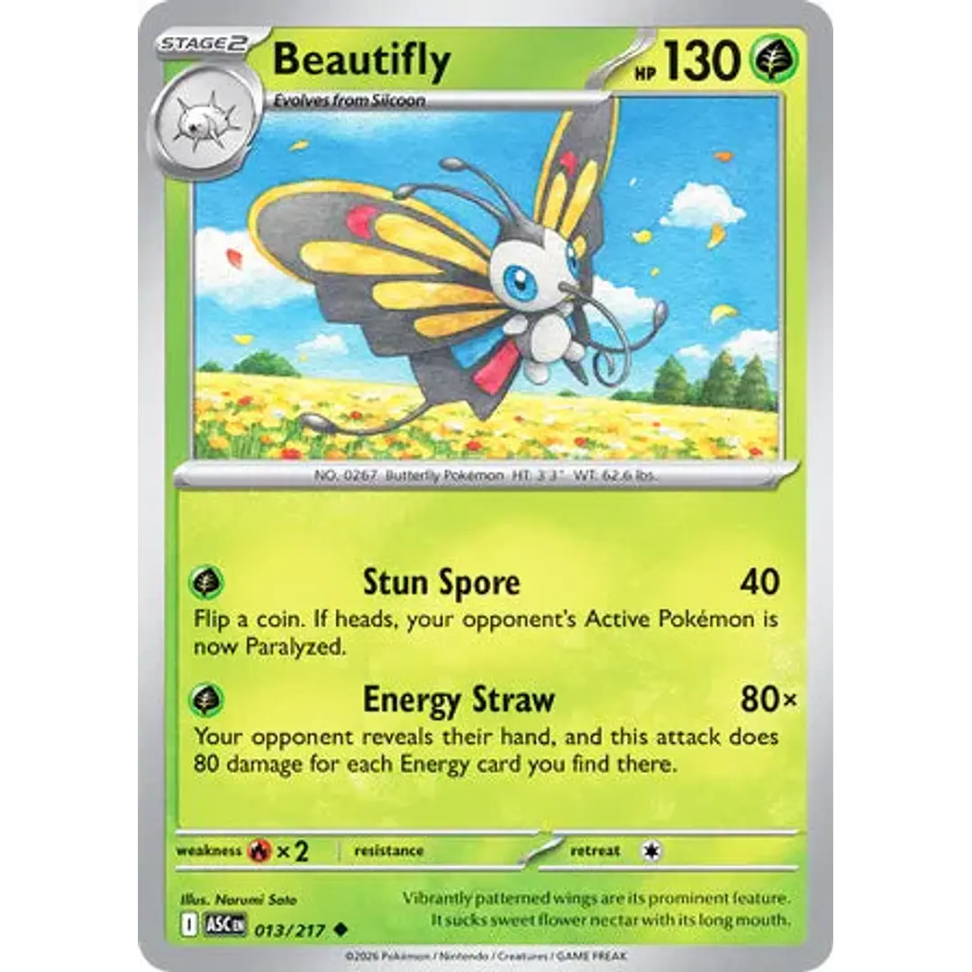Beautifly - 013/217 Ascended Heroes 1