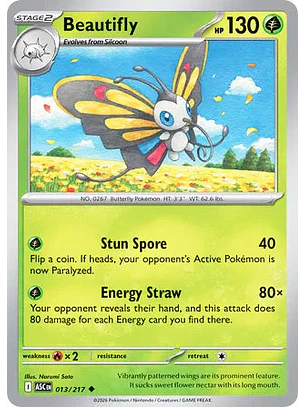 Beautifly - 013/217 Ascended Heroes