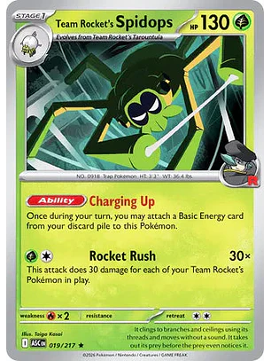 Team Rocket's Spidops - 019/217 Ascended Heroes