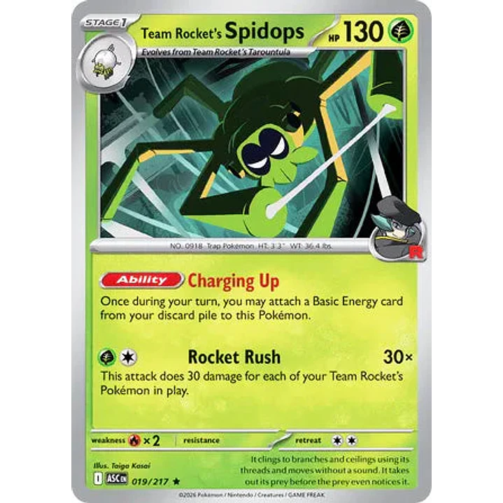 Team Rocket's Spidops - 019/217 Ascended Heroes 1