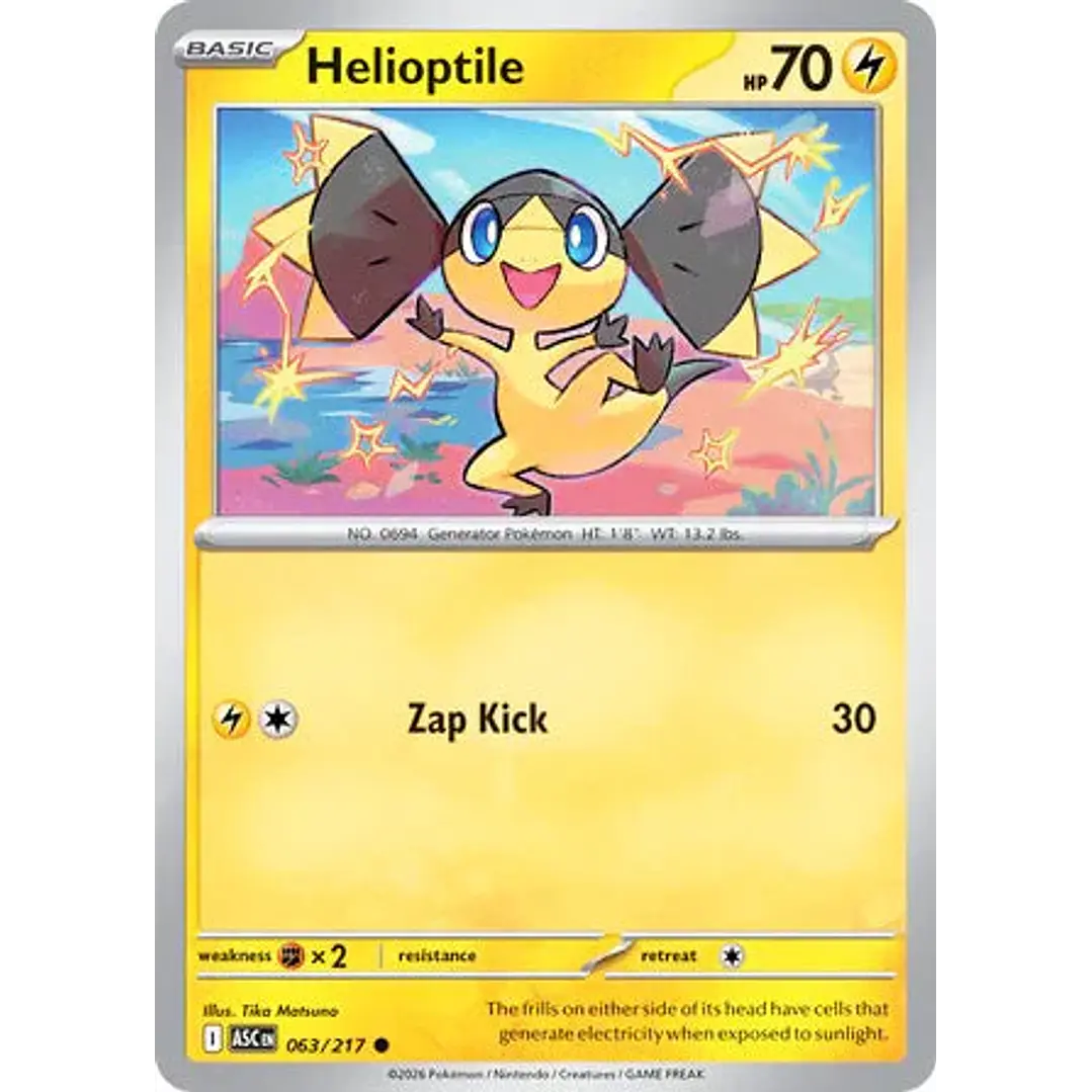 Helioptile - 063/217 Ascended Heroes 1