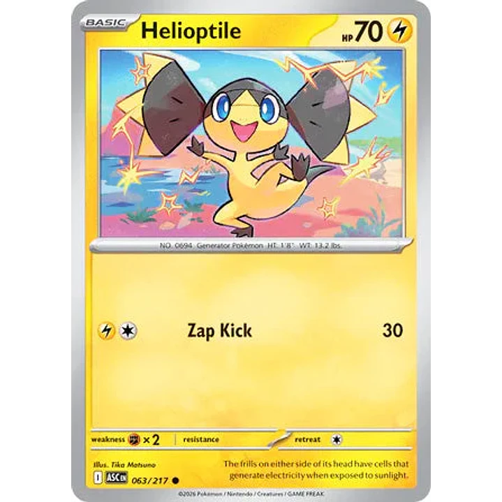 Helioptile - 063/217 Ascended Heroes 1