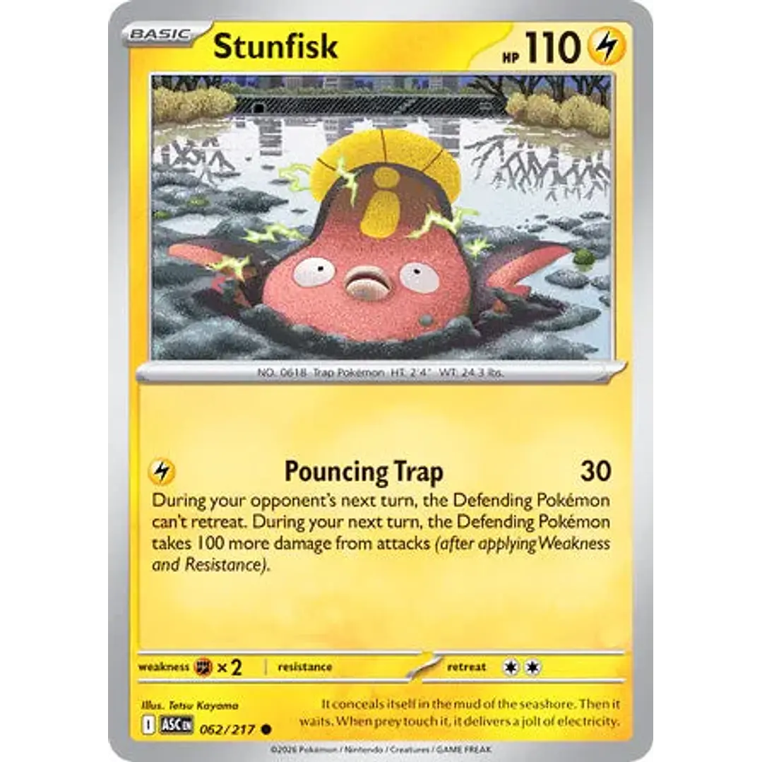 Stunfisk - 062/217 Ascended Heroes 1
