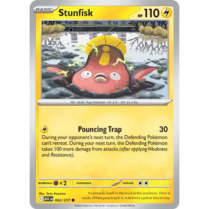 Stunfisk - 062/217 Ascended Heroes 1