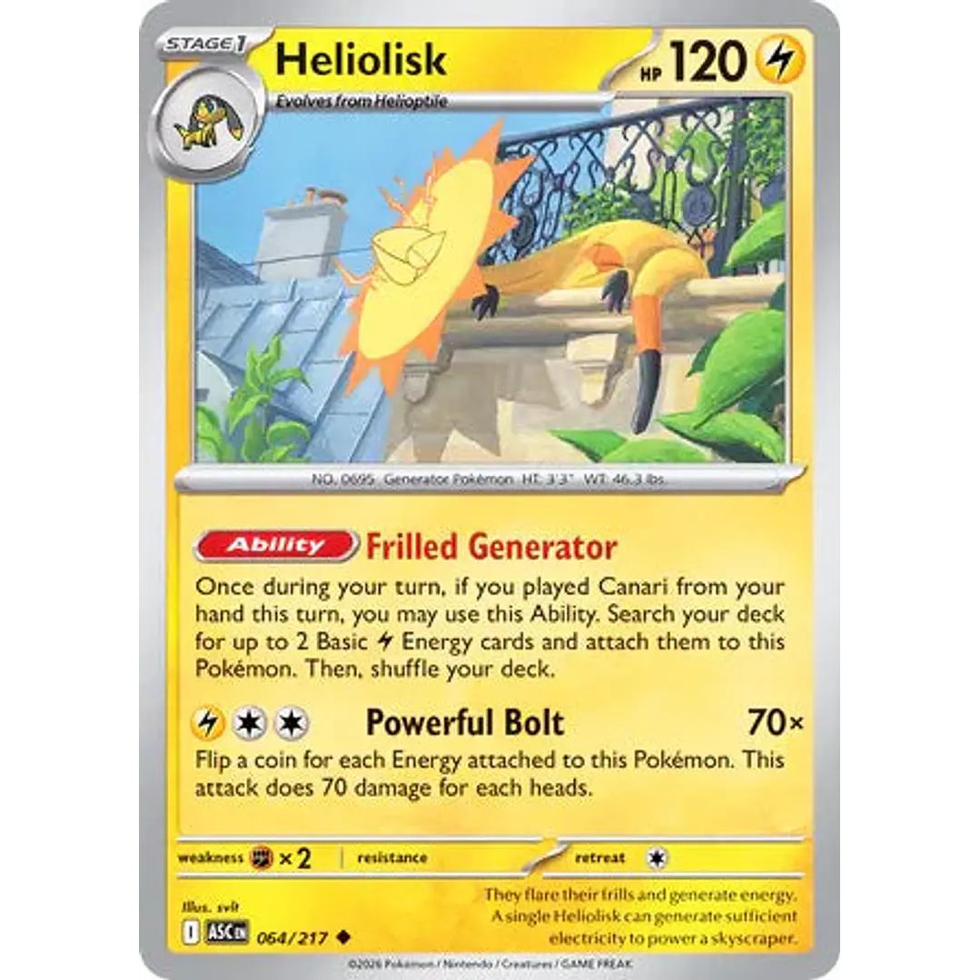 Heliolisk - 064/217 Ascended Heroes 1