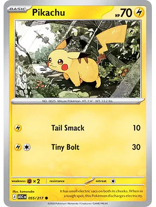 Pikachu - 055/217 Ascended Heroes