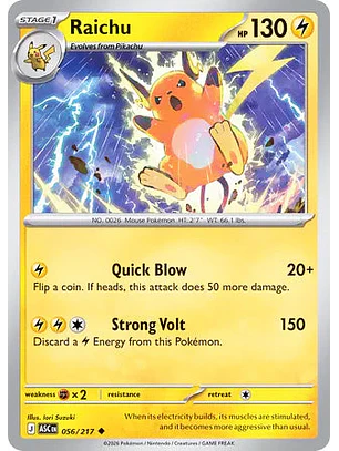 Raichu - 056/217 Ascended Heroes