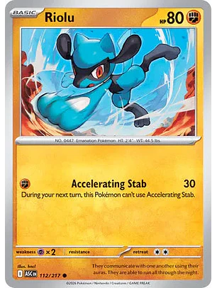 Riolu - 112/217 Ascended Heroes