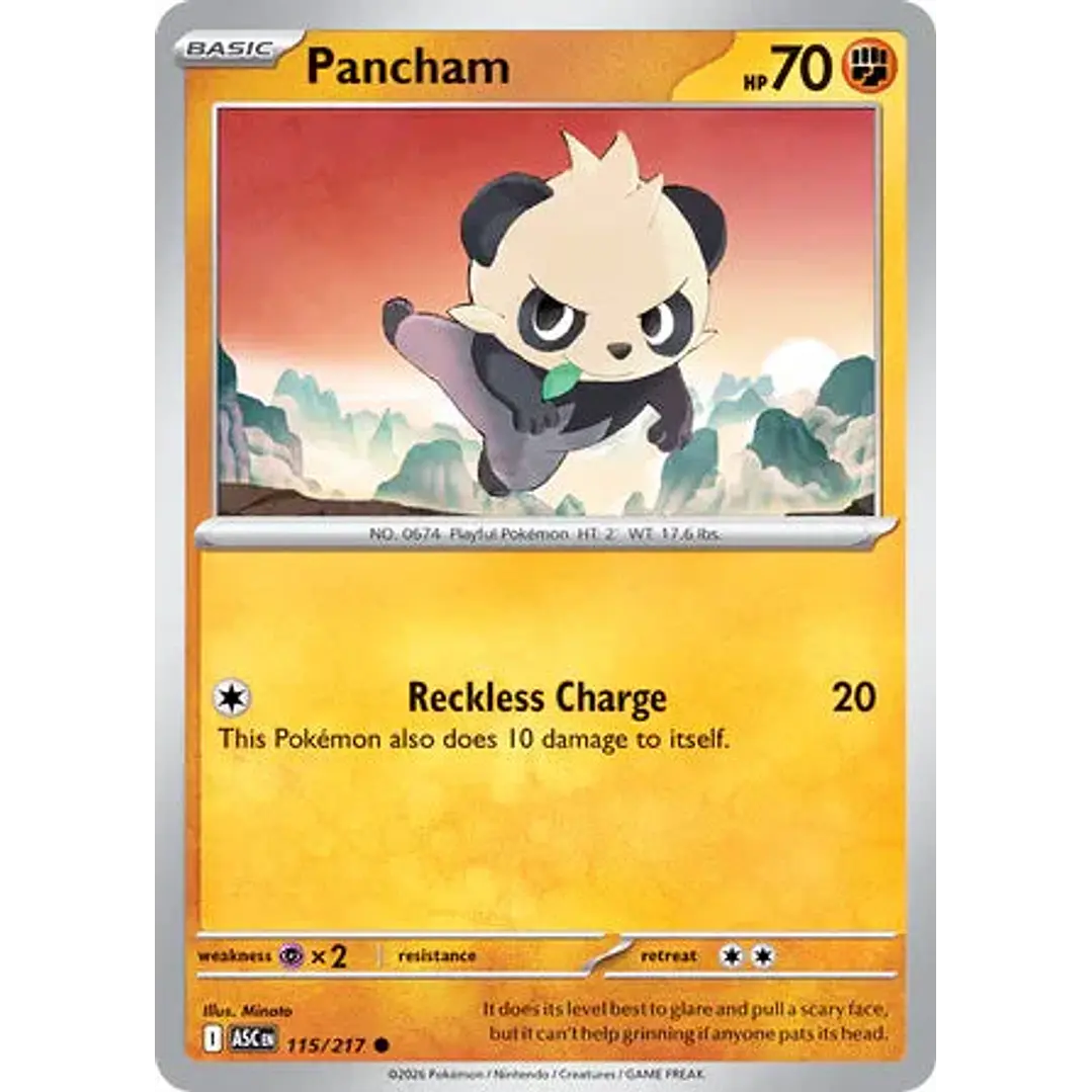 Pancham - 115/217 Ascended Heroes 1