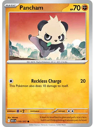 Pancham - 115/217 Ascended Heroes