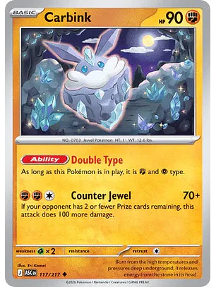 Carbink - 117/217 Ascended Heroes