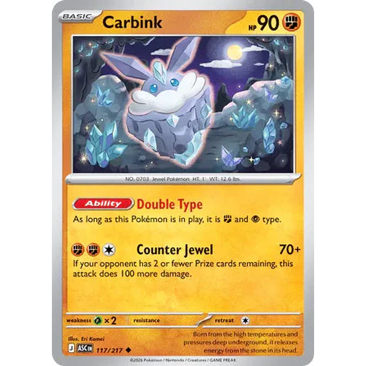 Carbink - 117/217 Ascended Heroes 1