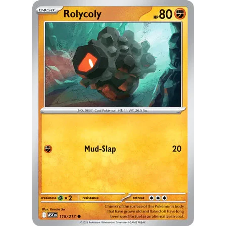 Rolycoly - 118/217 Ascended Heroes 1