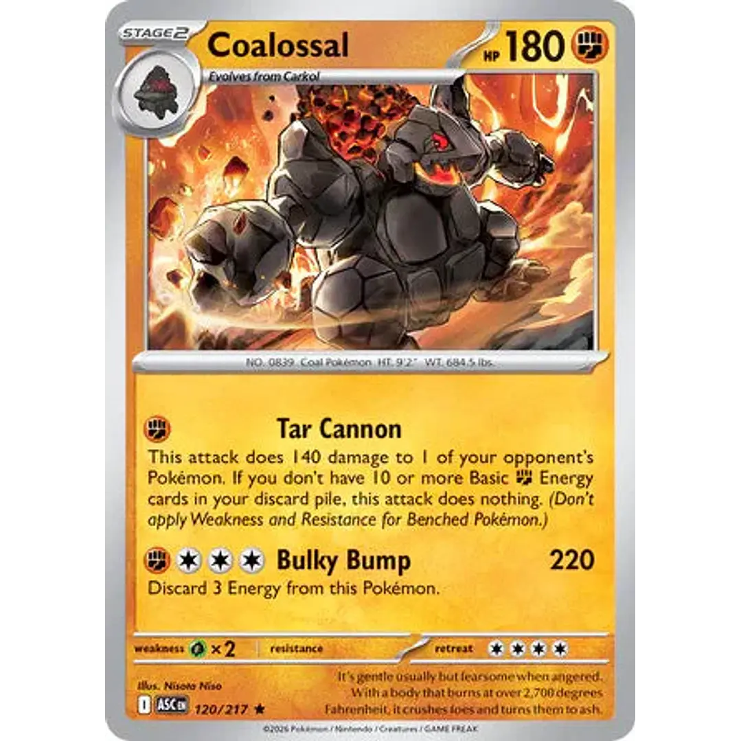 Coalossal - 120/217 Ascended Heroes 1